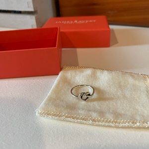 JAMES AVERY DELICATE HEART KNOT RING